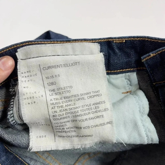 Current Elliott Ankle Skinny Stiletto Bedford Jean - Picture 4 of 11